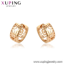 95731 xuping fashion 18K gold color hoop copper alloy earring for women